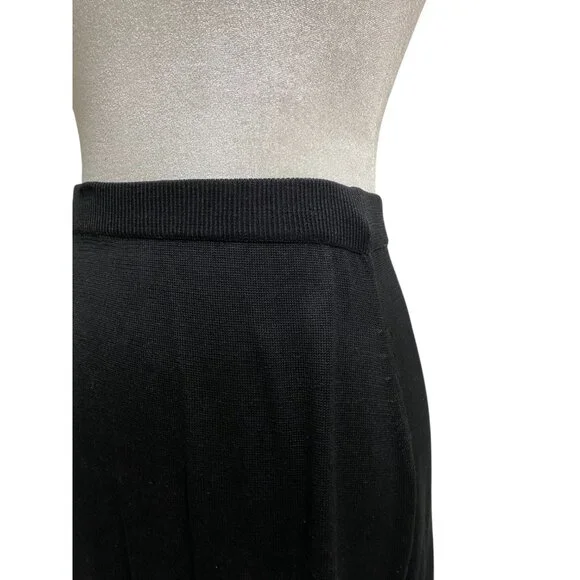 August Silk 100% Silk Knit Maxi Skirt Stretch with Elastic Waist Size L - Picture 3 of 6